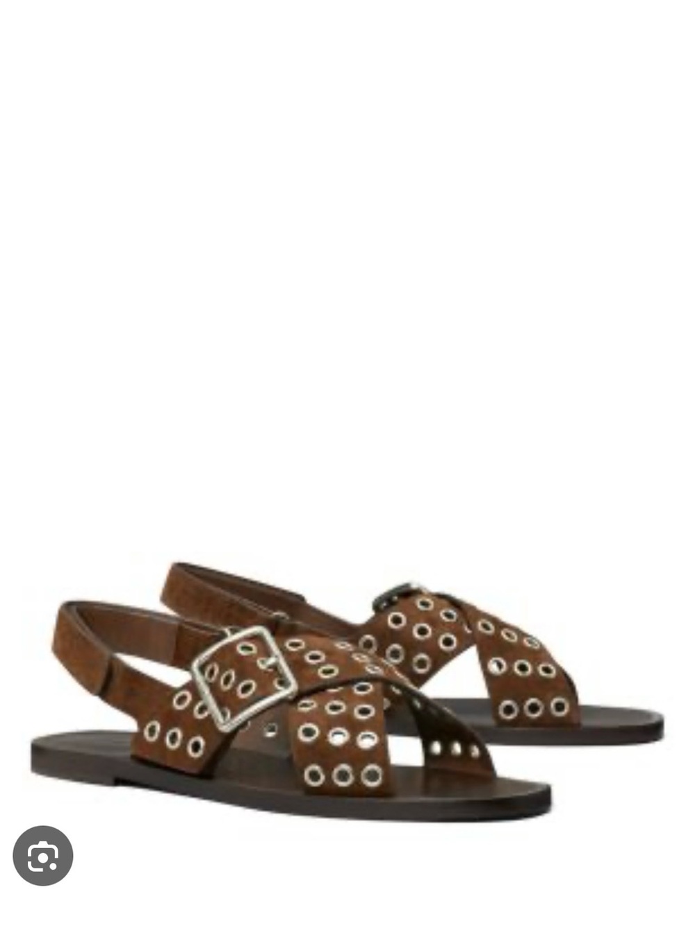 Tory Burch Cross-Band Flat Sandal